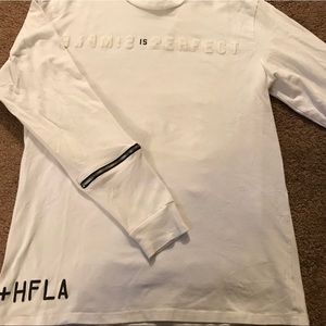 HOMME + FEMME WHITE SHIRT W/ ZIPPERS!! Dope!!